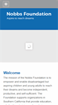 Mobile Screenshot of nobbsfoundation.org